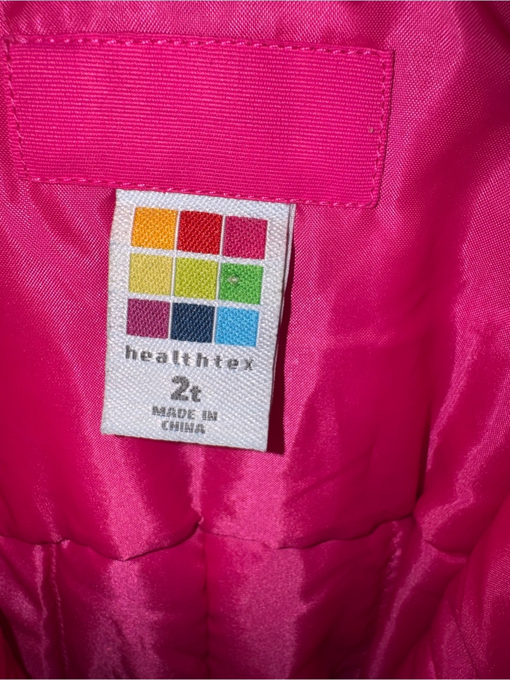 Healthtex Toddler Girls Pink Insulated Snow Bib Overalls Size 2T - Picture 5 of 7
